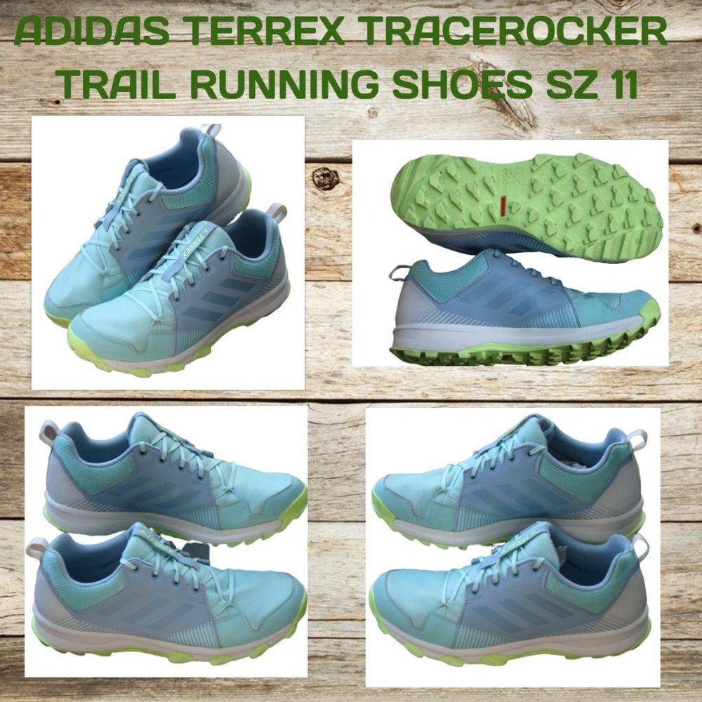 Adidas Terrex Tracerocker Trail Running Shoes Mint